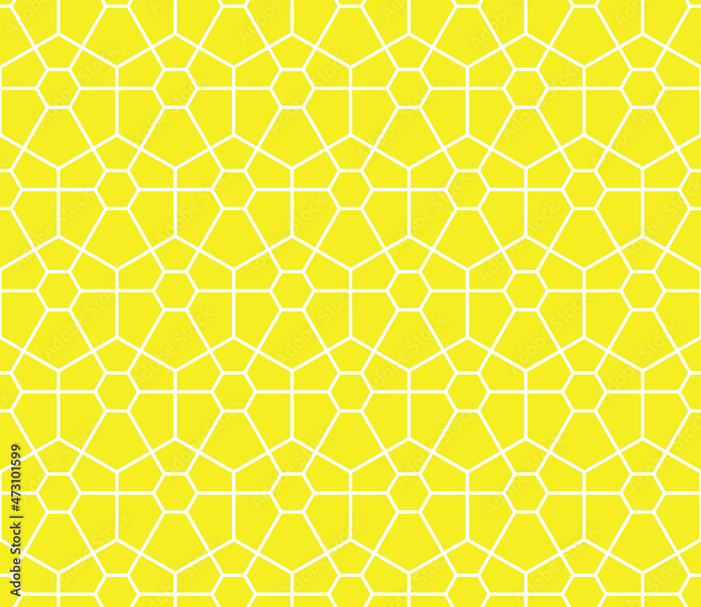 The geometric pattern with lines. Seamless vector background. White and yellow texture. Graphic modern pattern. Simple lattice graphic design The geometric pattern with lines. Seamless vector background. White and yellow texture. Graphic modern pattern. Simple lattice graphic design