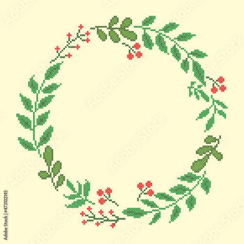 wreath of flowers