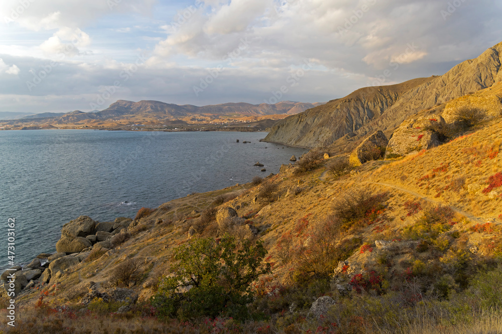 Black Sea coast, Crimea.