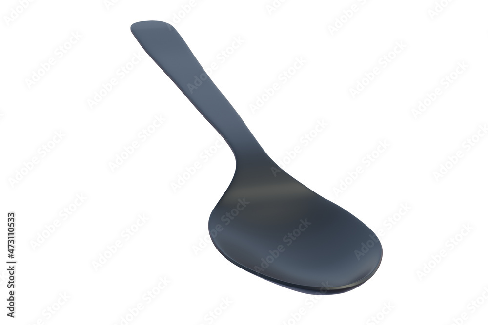 Spoon isolated on white background. 3d render Spoon isolated on white background. 3d render