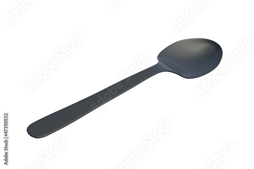 Spoon isolated on white background. 3d render
