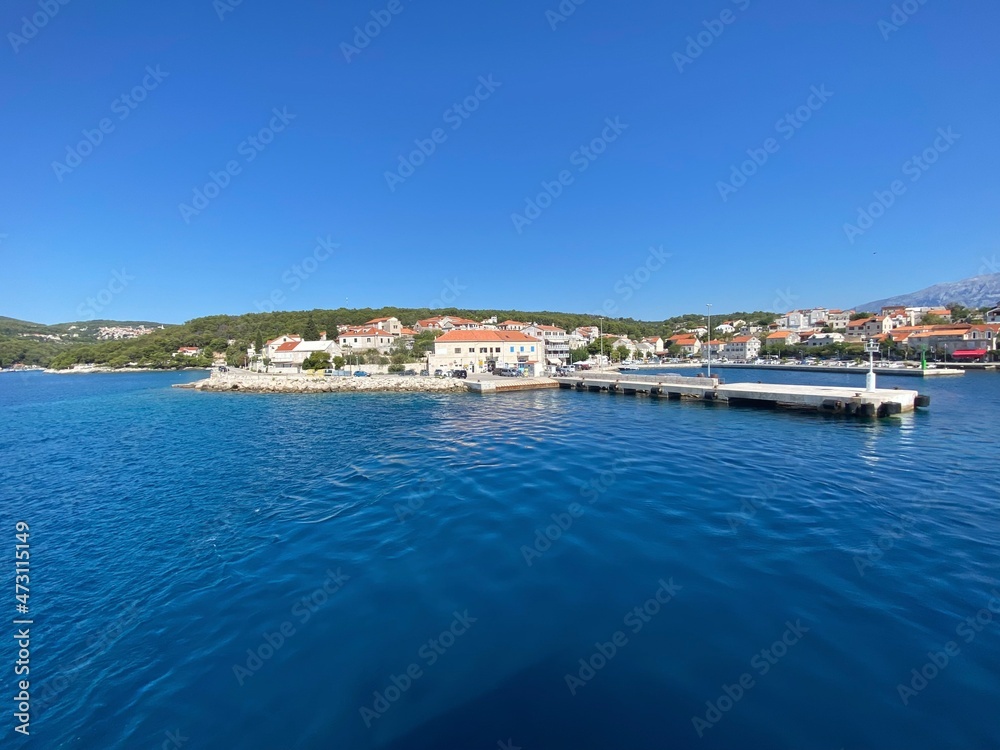 Sumartin Insel Brac Dalmatien Kroatien - Fähre nach Makarska - Festland