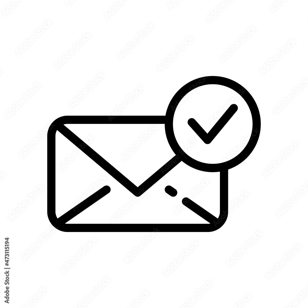 Mail icon. Send message pictogram for web. Line stroke vector eps10. Simple logo symbol isolated on white background. Outline icon Mail icon. Send message pictogram for web. Line stroke vector eps10. Simple logo symbol isolated on white background. Outline icon