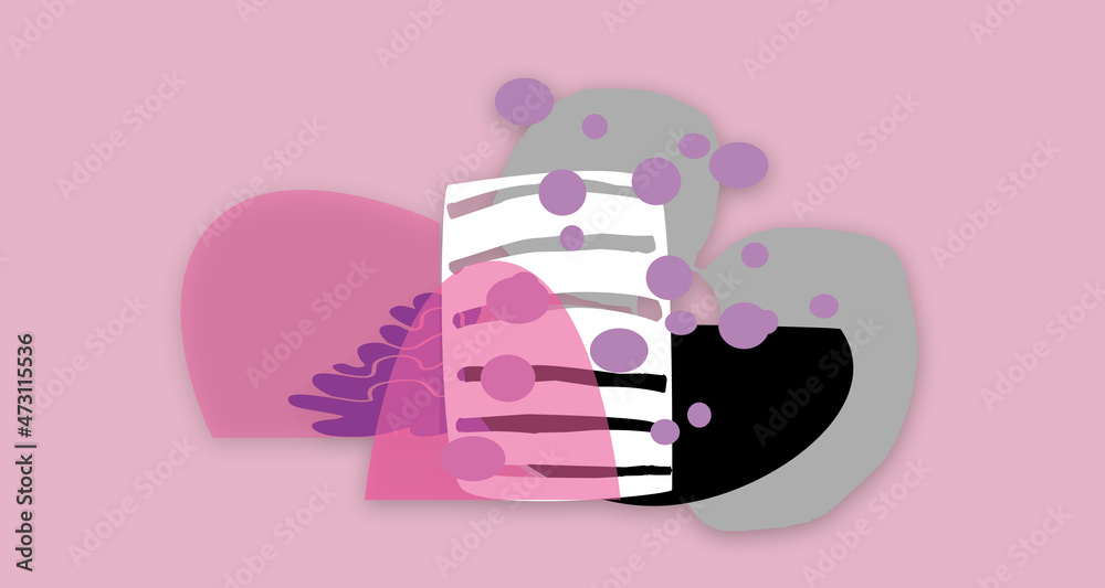 composizione rosa astratta composizione rosa astratta