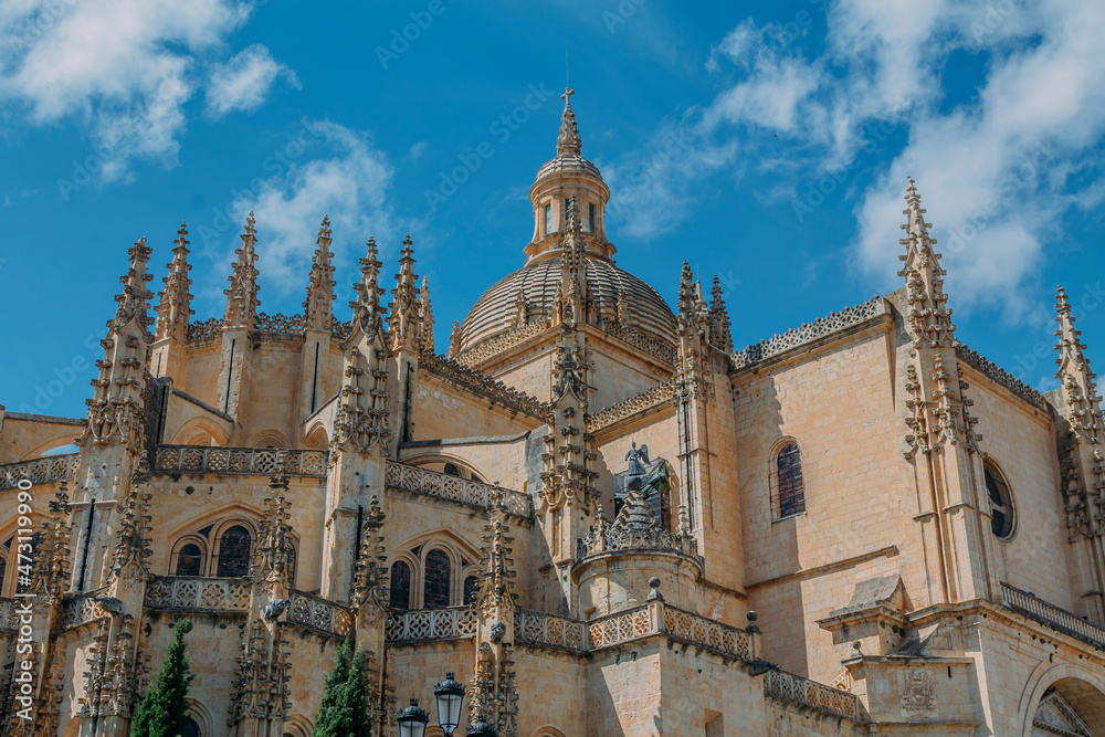 Cathedral of Segovia, Spain, Europe. historical monument