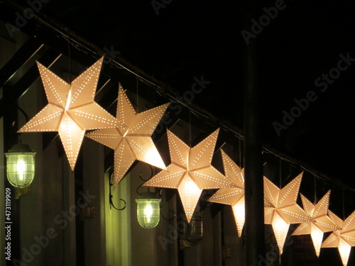 Festive paper stars India