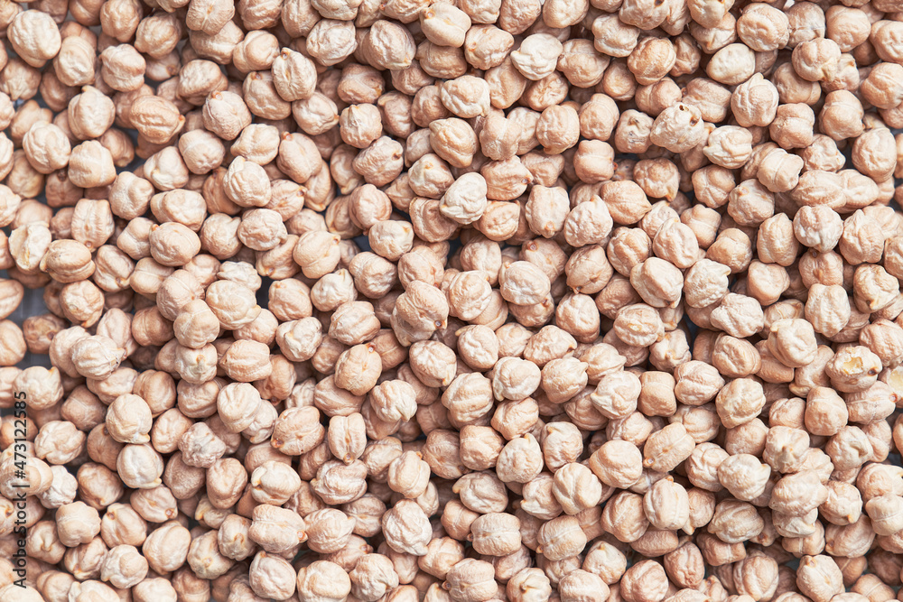 Natural and raw chickpeas. Fresh legumes close up Natural and raw chickpeas. Fresh legumes close up