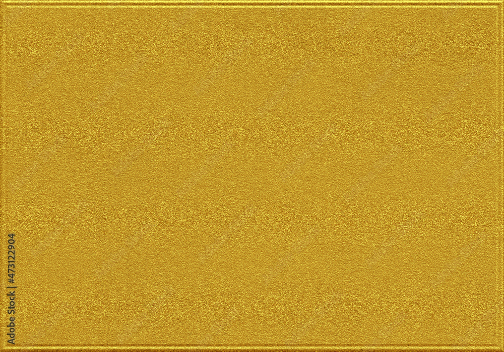 Fototapeta premium Fondo amarillo de textura de superficie de pared.
