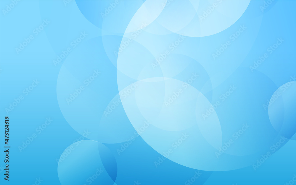 シンプルなブルーの抽象 円のグラデーションライン 背景素材 ベクター素材 Stock Vector Adobe Stock
