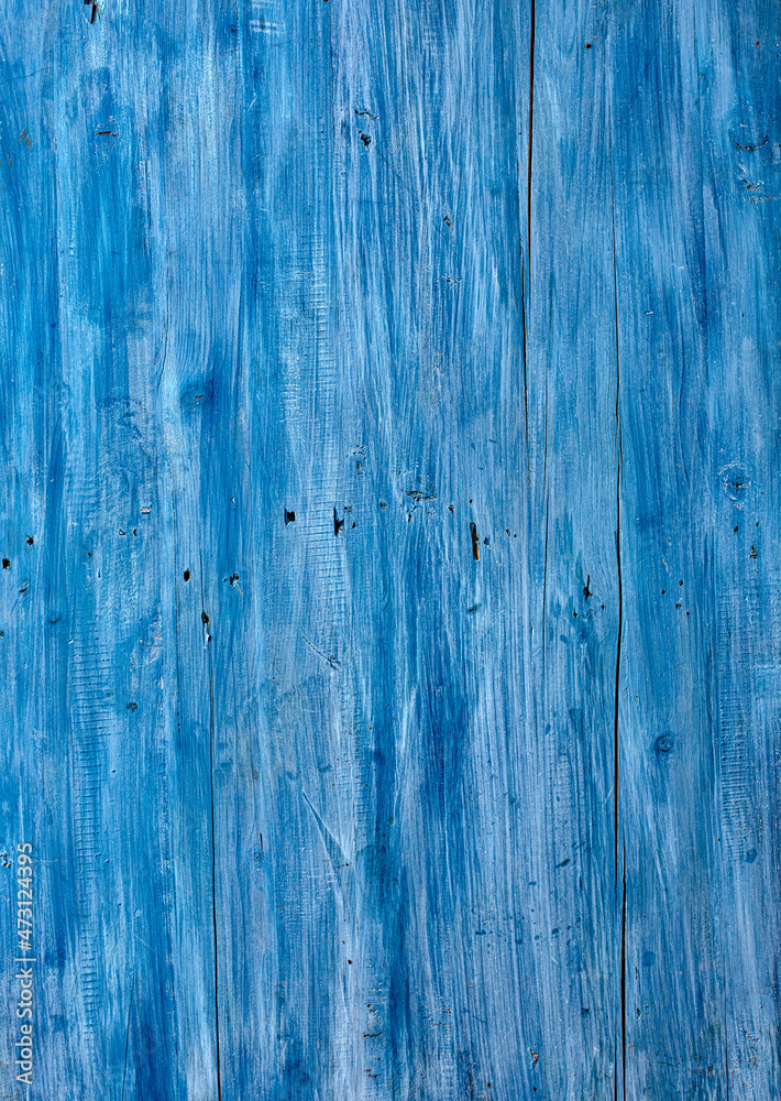 Obraz premium blue painted wood texture