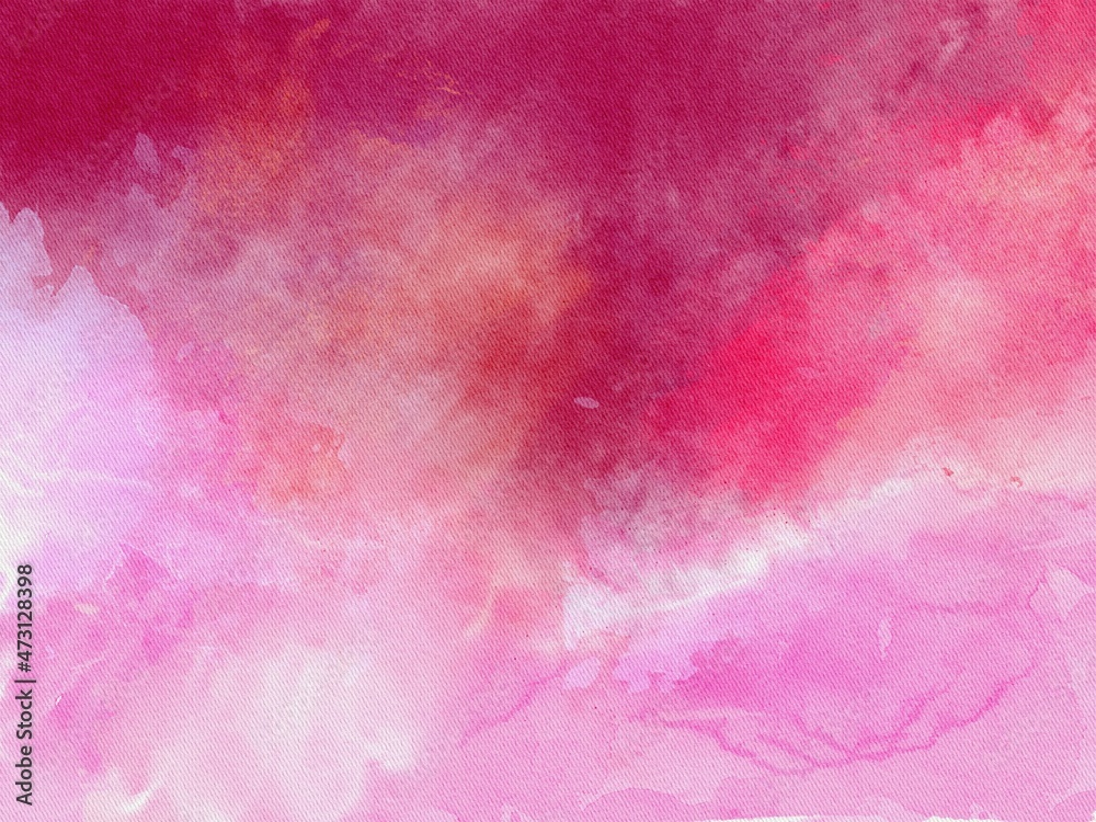abstract watercolor background with space for text, hand painted minimalistic wallpaper with paint splashes and stains, glamorous pink backdrop, cover template for editing 