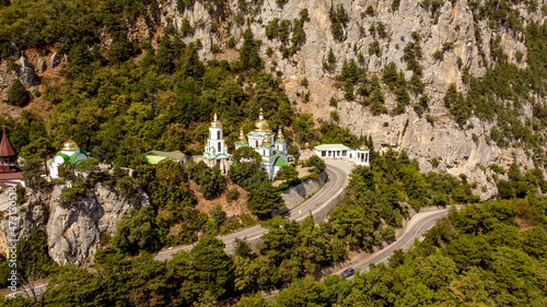 Church of the Archangel Michael in the Gaspra Mountains in Crimea