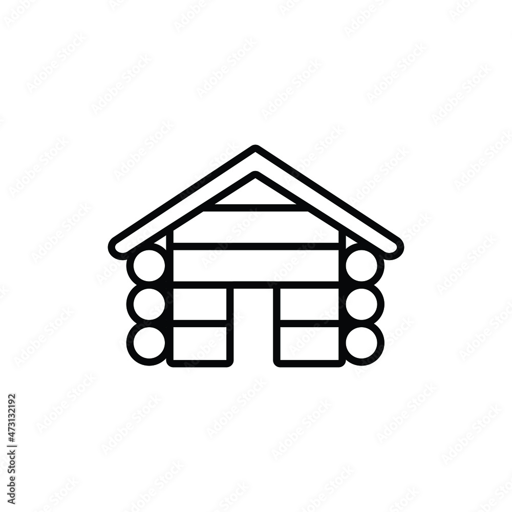hunting cabin. a collection of editable icons related to outdoor activity, hiking, camping, etc. simple and minimalist illustration for a logo on ui ux application of recreation and travel services. hunting cabin. a collection of editable icons related to outdoor activity, hiking, camping, etc. simple and minimalist illustration for a logo on ui ux application of recreation and travel services.