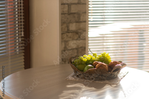 Wallpaper Mural Still life with fruits in the kitchen Torontodigital.ca