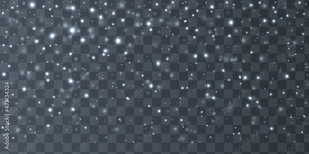 light glitters seamless snow is falling randomly with snowflakes flow into air, falling snow on a transparent background for texture,cover, card,invitation,decoration,celebration and design. light glitters seamless snow is falling randomly with snowflakes flow into air, falling snow on a transparent background for texture,cover, card,invitation,decoration,celebration and design.