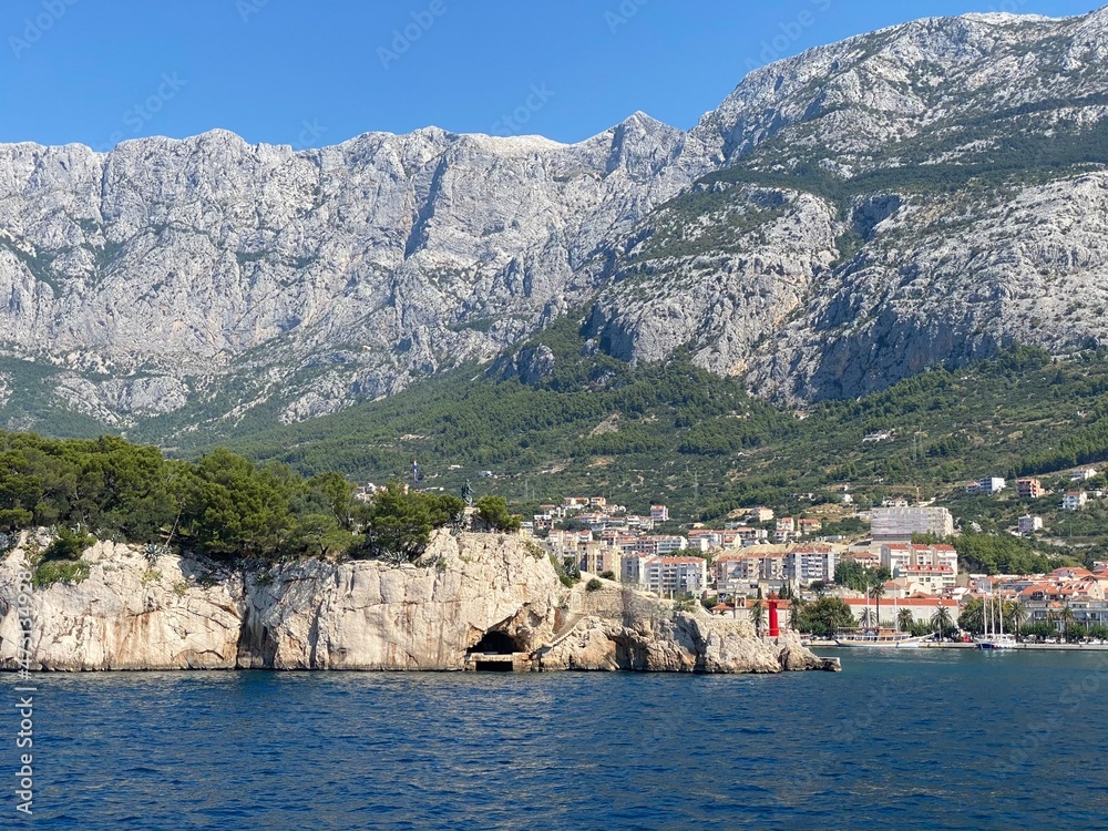 Makarska Festland Dalmatien Kroatien - Fähre von Sumartin Insel Brac 