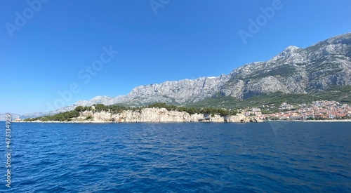 Makarska Festland Dalmatien Kroatien - Fähre von Sumartin Insel Brac 