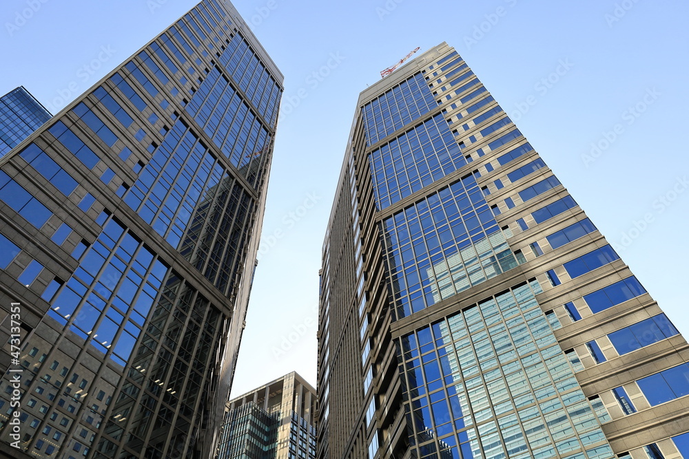 Fototapeta premium 大手町ビル群