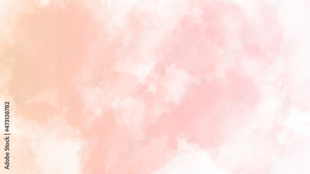 Pink watercolor background and light pink watercolor background. Pink abstract background