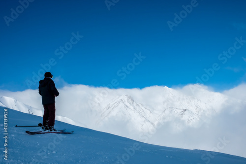 スキー場での風景写真 © Casey