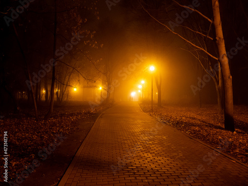 Fototapeta Naklejka Na Ścianę i Meble -  Fog in Moscow