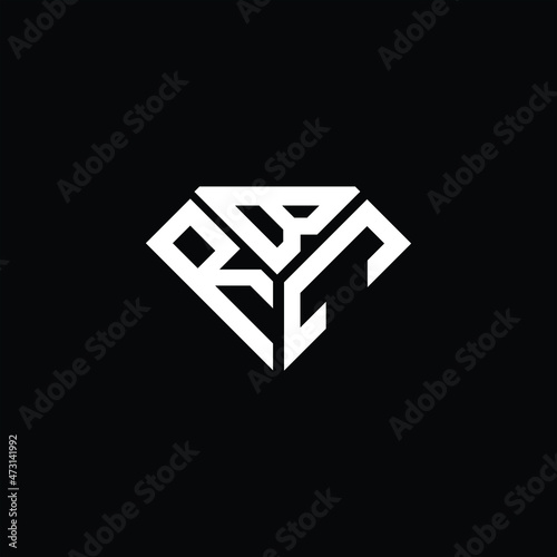 RBC letter logo creative design. RBC unique design
