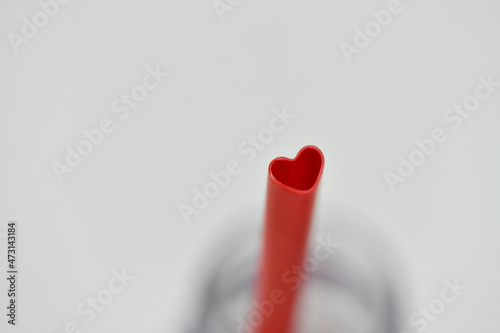 Heart Love Red Straw Valentine's Day.