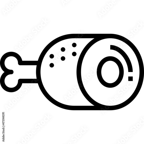 pork ham icon
