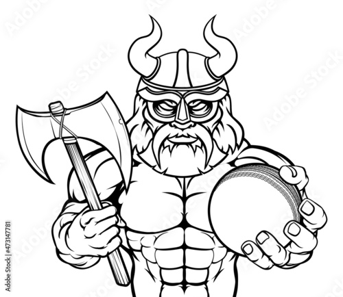 Wallpaper Mural Viking Cricket Sports Mascot Torontodigital.ca