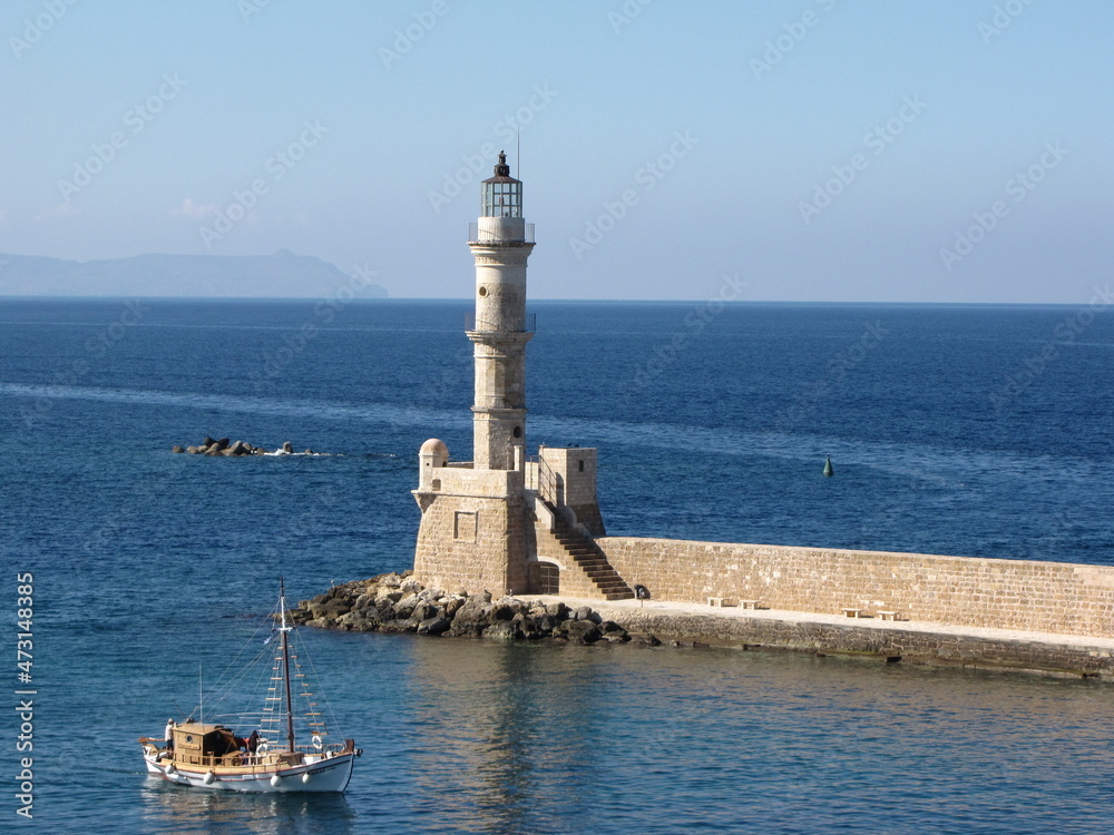 Venetian Lighthouse, Chania, Crete
