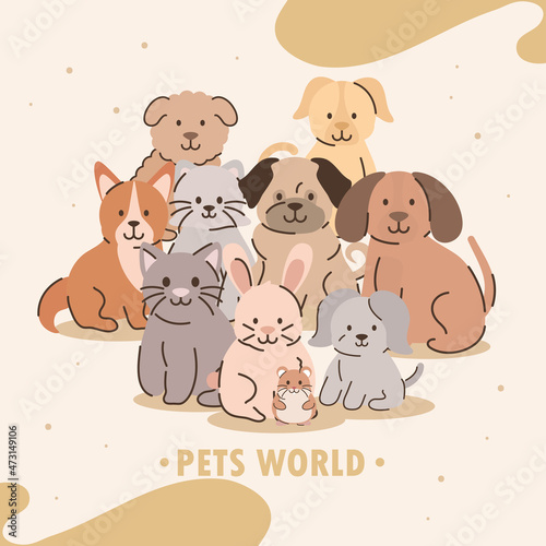 pets world poster