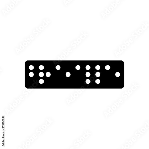 braille icon, reading vector, disability illustration