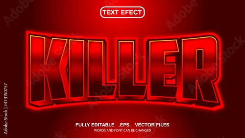 killer theme text effect