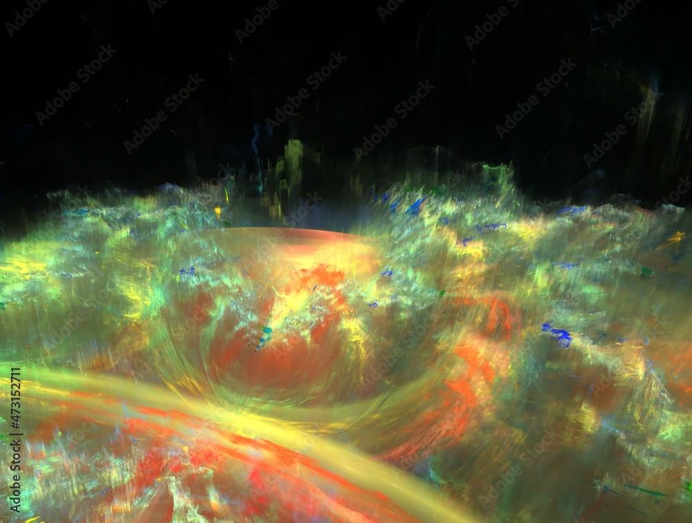 Obraz premium Imaginatory fractal abstract background Image