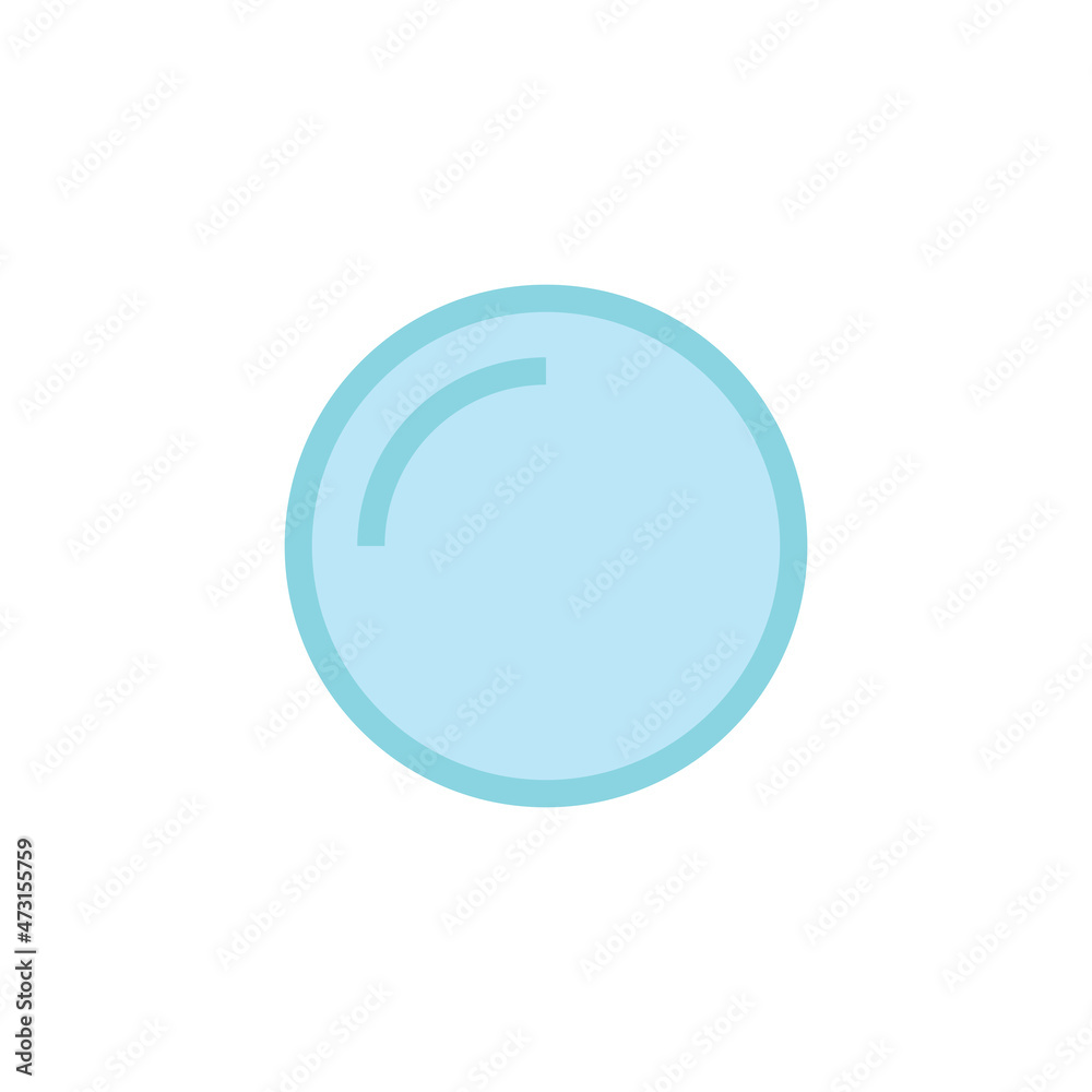 Bubble vector icon