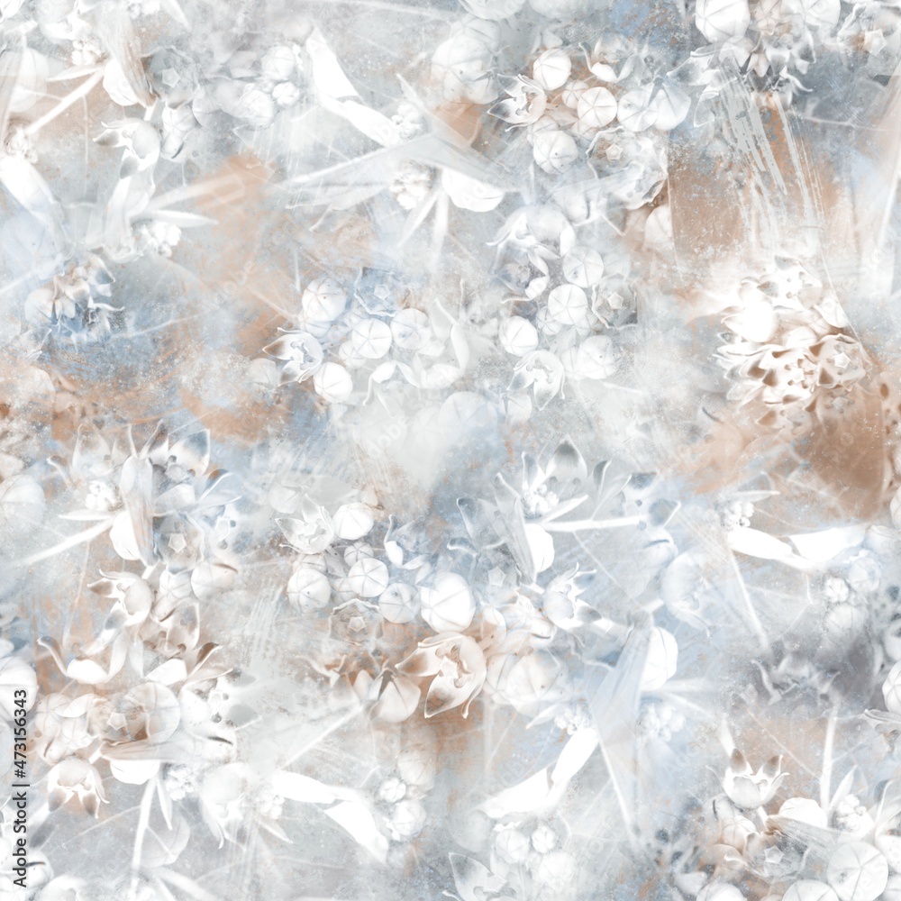 Seamless neutral and white grungy classic abstract surface pattern design for print. High quality illustration. Monochrome earth colored design with white pattern design overlay. Repeat graphic swatch Seamless neutral and white grungy classic abstract surface pattern design for print. High quality illustration. Monochrome earth colored design with white pattern design overlay. Repeat graphic swatch