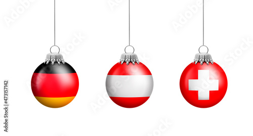 Weihanchtskugeln Deutschland Österreich Schweiz