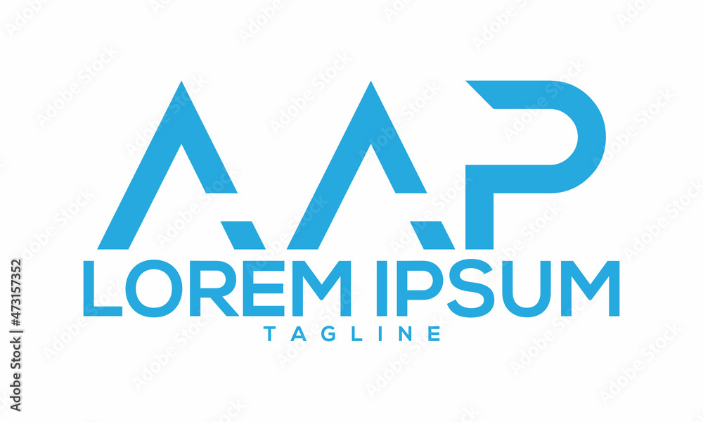 Unique letter logo Modern and minimalist vector and abstract logo