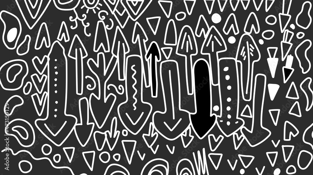 arrows drawing vector illustration background arrows drawing vector illustration background