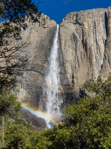 waterfall in yosemite