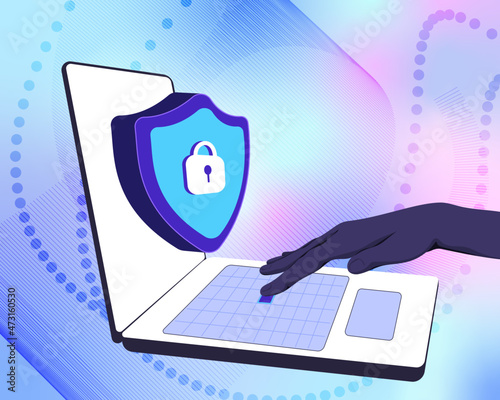 Web and network security concept