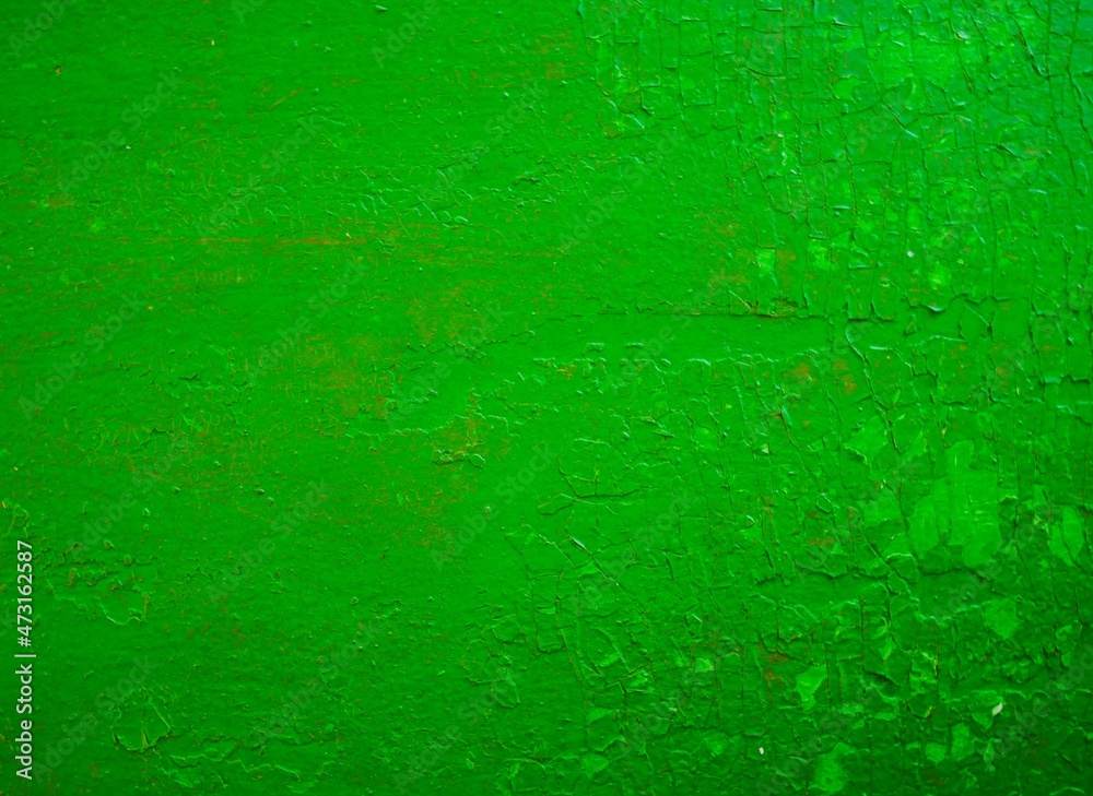 Obraz premium The green wall paint texture background