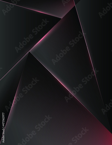 Abstract Elegant diagonal striped black background Digital background polygon ,black hexagon 