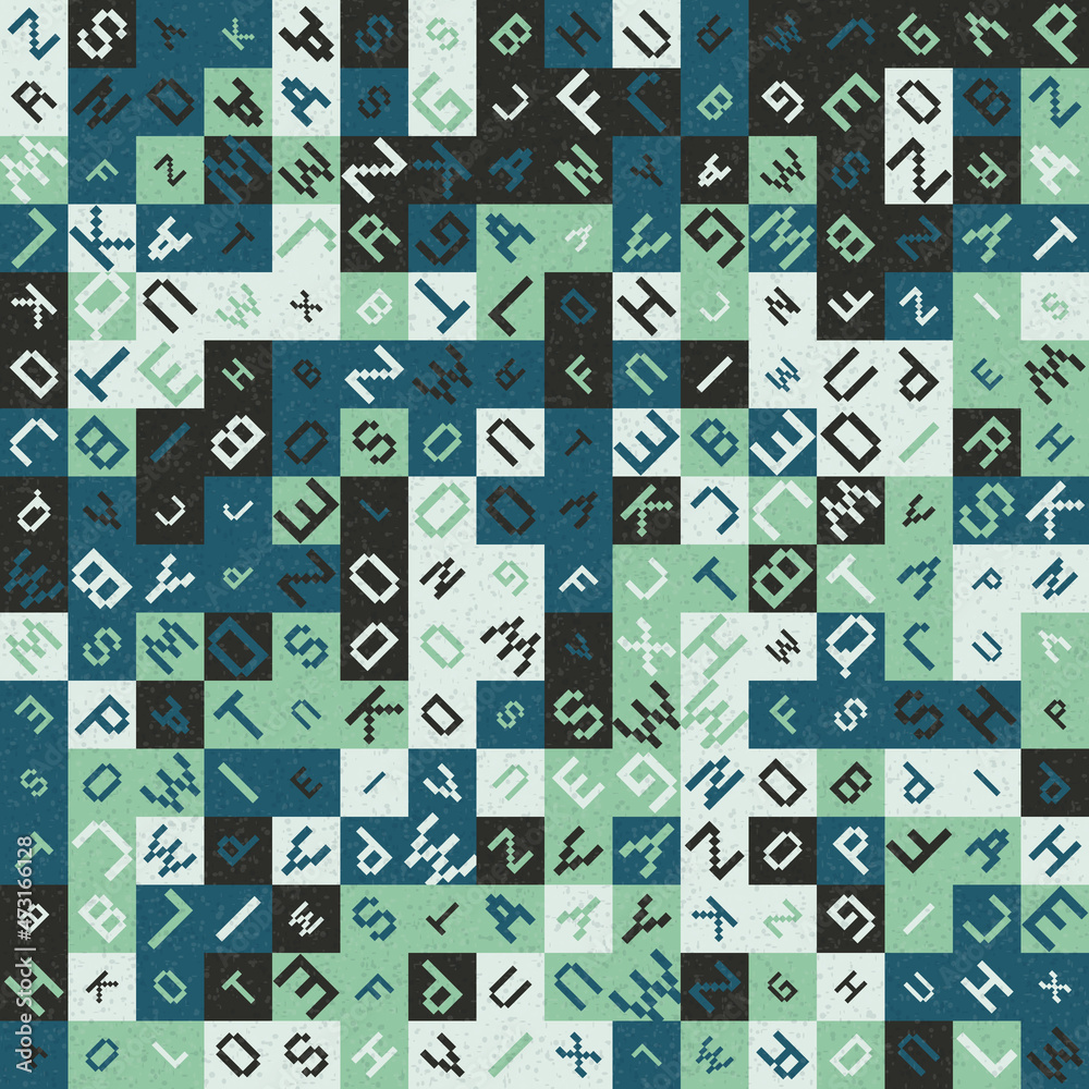 Abstract Geometric Pattern generative computational art illustration Abstract Geometric Pattern generative computational art illustration