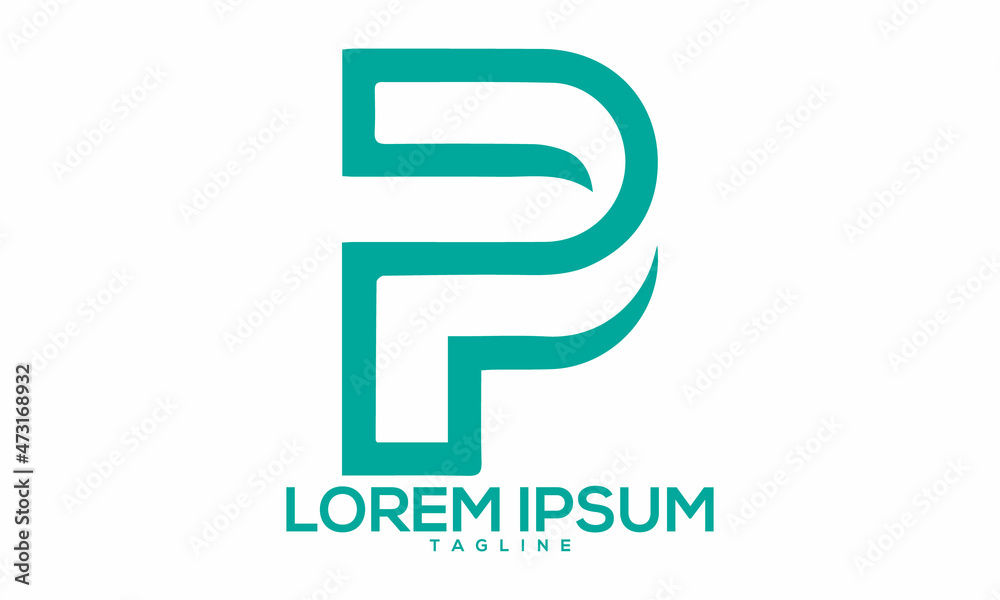 Unique letter logo Modern and minimalist vector and abstract logo Unique letter logo Modern and minimalist vector and abstract logo