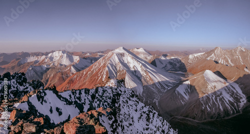 mountains landscape snow