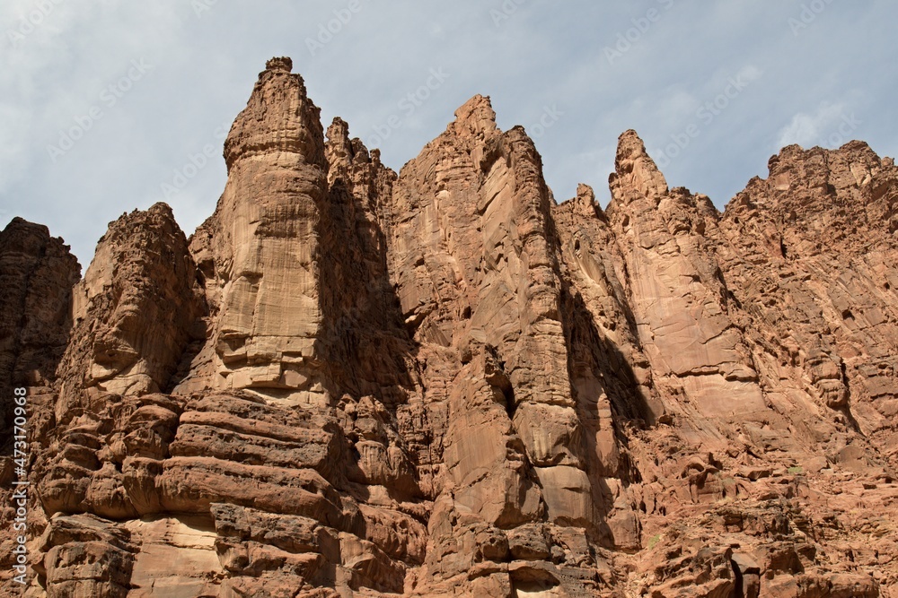 Wadi Disah. Tabuk region. Saudi Arabia. Wadi Disah. Tabuk region. Saudi Arabia.