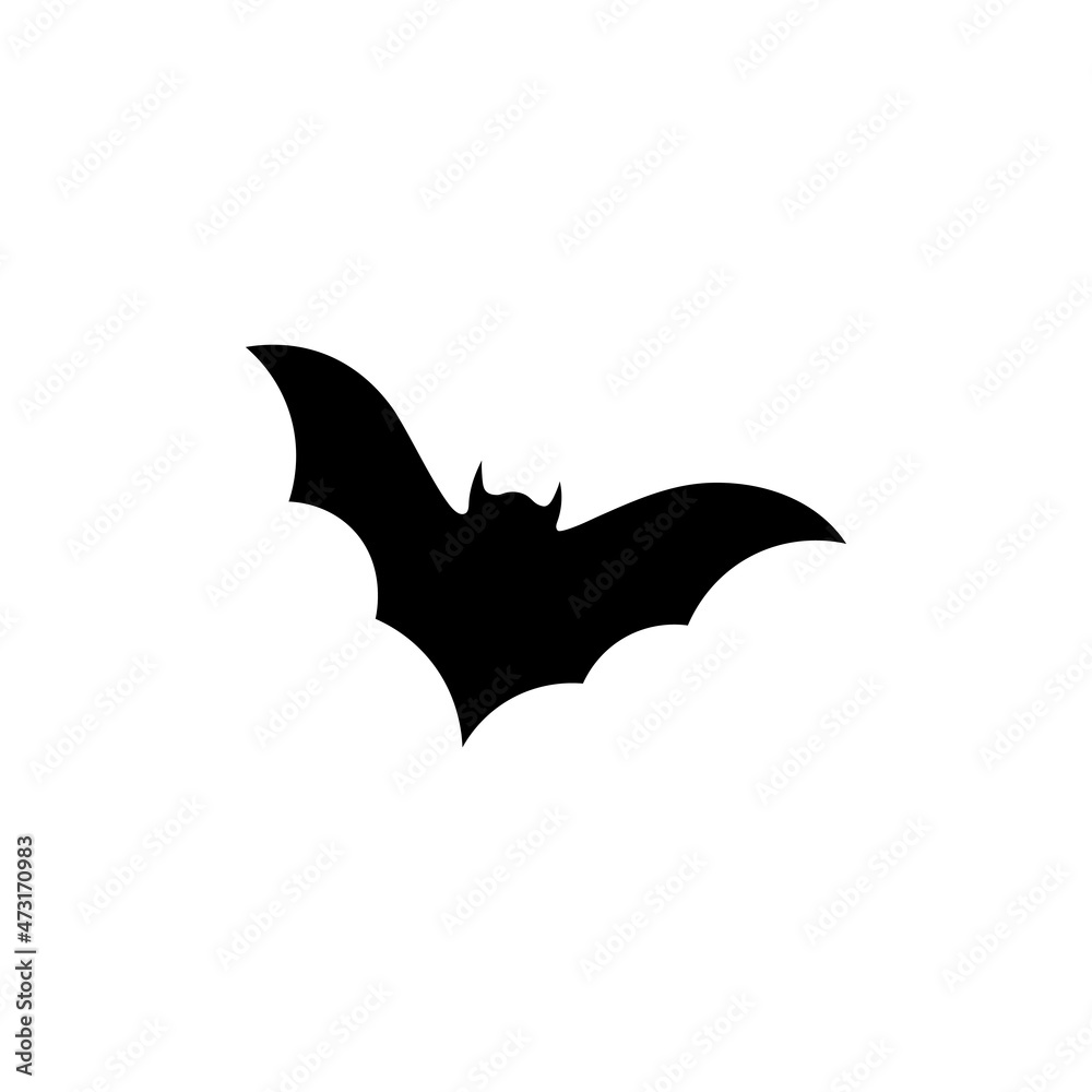 Fototapeta premium bat icon design template vector isolated illustration