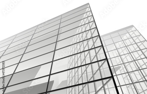 Wallpaper Mural Abstract architecture 3d illustration digital drawing Torontodigital.ca