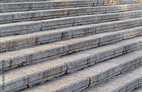 Granite stairs steps as background